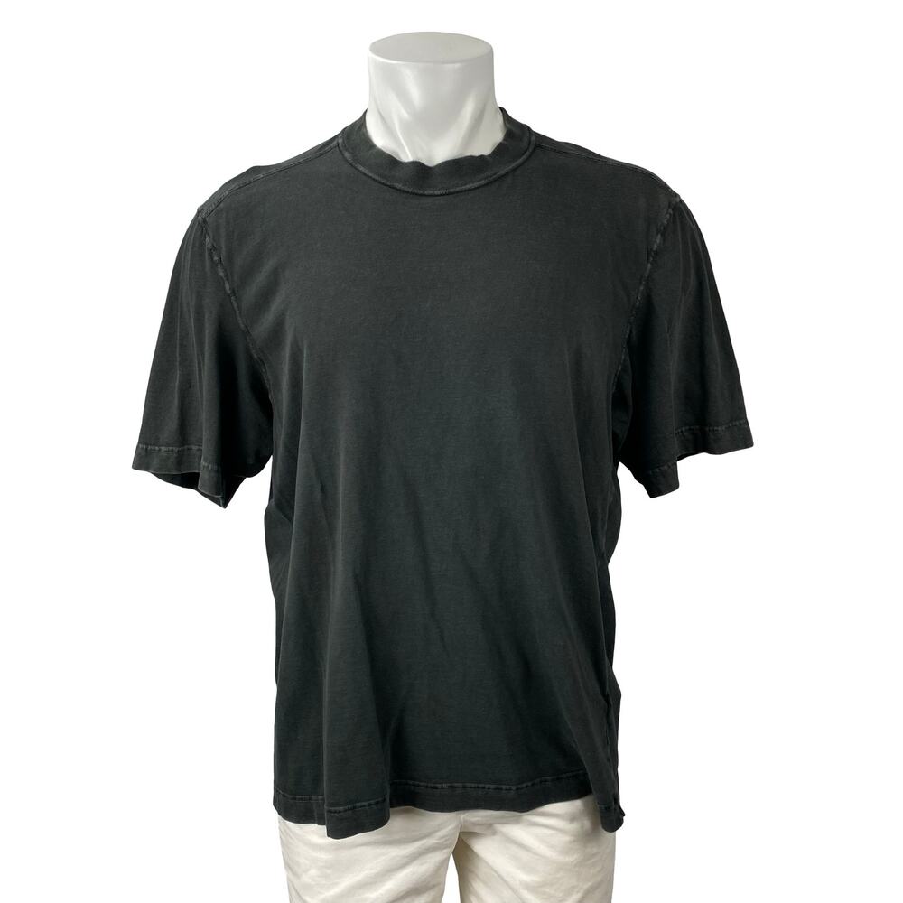 Abercrombie & Fitch Vintage Inspired Mens Black Crew Neck T Shirt Tee Top Size L